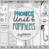 Phonics Pamphlets Unit 6 (variant vowel patterns)
