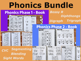 Phonics Phase 1 & Phase 2 Bundle - Reading Intervention Si