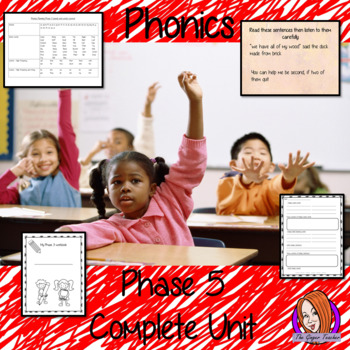 Preview of Phonics Phase 5 Complete Unit of Lessons