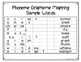 phoneme grapheme mapping grid