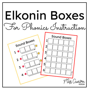 Preview of Phonics & Phonemic Awareness Elkonin Boxes - 20+ different kinds!Differentiated!