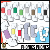 Phonics Phones Clip Art | Whisper Phones Clipart