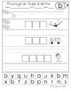 spalding phonogram worksheets build and write single letter phonograms