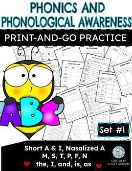 Preview of Phonics & Phonological Awareness - No Prep - satpinfm (UFLI)