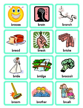 Phonics Picture Sort Cards for R Blends by ABC Soup | TpT
