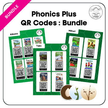 Preview of Phonics Plus QR Code Bundle