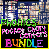 Phonics Centers Pocket Chart BUNDLE (Fun for Sorts Activit