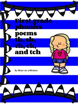 Preview of Phonics Poems th, sh, ch, ck. and tch poems
