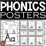 Phonics Posters - Alphabet, Letter Cluster, & Phonics Rule