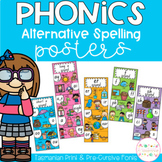 Phonics Posters Alternative Spelling - Tasmanian Fonts