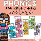 Phonics Posters Alternative Spelling - New Zealand Fonts