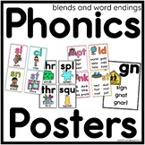 Phonics Posters | Blends and Word Endings