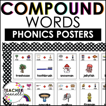 Preview of Compound Words Poster Set