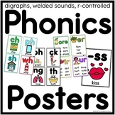 Phonics Posters | Digraphs, Welded Sounds, R-Controlled, D