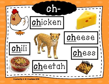 Preview of Phonics Posters - Digraphs and Silent Letters
