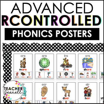 Preview of Advanced R-Controlled Vowel Posters