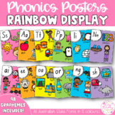 Phonics Posters | Rainbow | Australian State Fonts