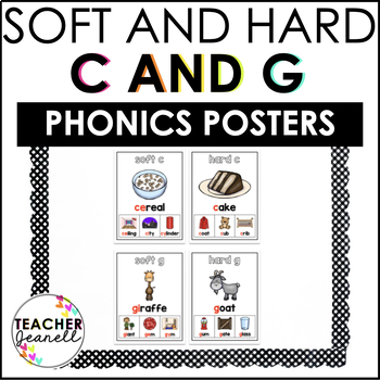 Preview of Soft and Hard C and G Posters - Phonics Posters