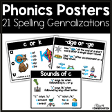Phonics Posters Spelling Rules Generalizations