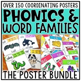 Phonics Posters & Word Family Posters Bundle