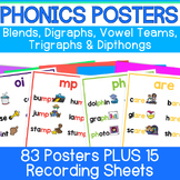 Phonics Posters - Blends, Digraphs, Trigraphs & Diphthongs