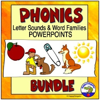 Preview of Phonics PowerPoint Bundle