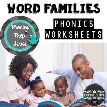 Preview of Word Family Worksheets Phonics Intervention