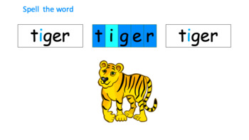 Phonics - 'i' as in tiger - Introduce and Teach by Mrs Mac's Classroom