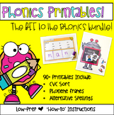 Phonics Printable Resources and Games | The BFF to the Edi