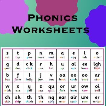 Preview of Phonics Printable Worksheets
