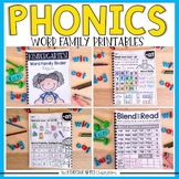 Phonics Printable and Assessments for CVC Words and Short Vowels