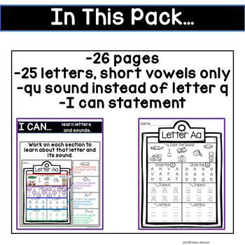 Phonics Printables by Sharing Kindergarten | Teachers Pay Teachers