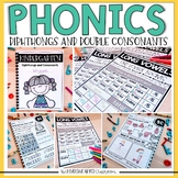 Phonics Printables and Assessments - Diphthongs and Double