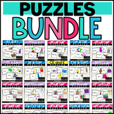 Phonics Puzzles Bundle: Skills Review and Practice