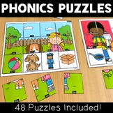 Phonics Puzzles - Word Puzzles with Decodable Words - Scie
