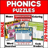 Phonics Puzzle Activities for Older Struggling Readers Spe