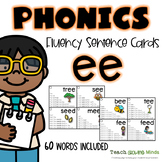 Phonics Pyramid Fluency Cards - ee