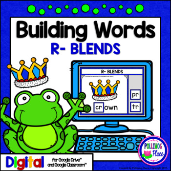Phonics R Blends Building Words Activity for Google Drive and Google ...