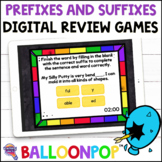2nd Grade Prefixes and Suffixes Digital Phonics Review Gam