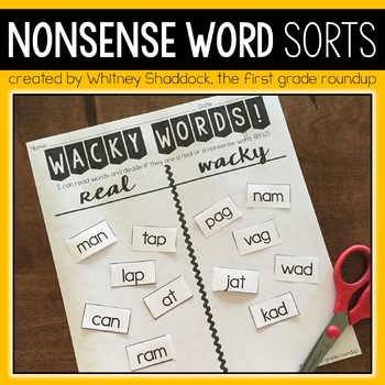 Preview of Nonsense Word Fluency Practice and Games