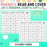 Phonics Read and Cover: Set 2- digraphs, long vowel silent
