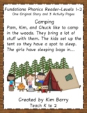 Phonics Reader - Level 1:  Camping - Great for Fundations
