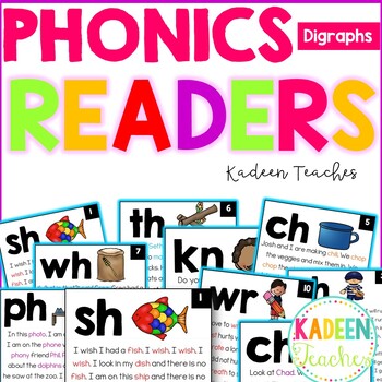 Preview of Digraphs-Phonics Readers