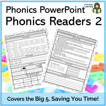 Preview of Parent-Friendly Phonics Readers with Activities Level 2