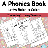 Phonics Reading Book #3 Long Vowels Book Decodable Reading