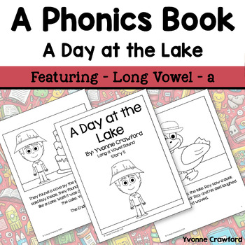 Preview of Phonics Reading Book #5 Long Vowels Book Decodable Reading Comprehension Fluency