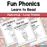 Phonics Reading Bundle Long Vowels Book Decodable Reading 