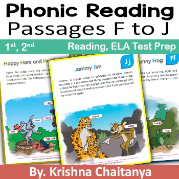 Preview of Phonics Reading Comprehension Passages | F to J