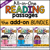 Phonics Reading Comprehension Passages & Questions Add-On BUNDLE