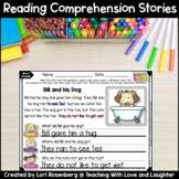 Phonics Reading Comprehension Passages With Decodable Word